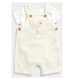Mothercare My First Bibshorts and Bodysuit Set