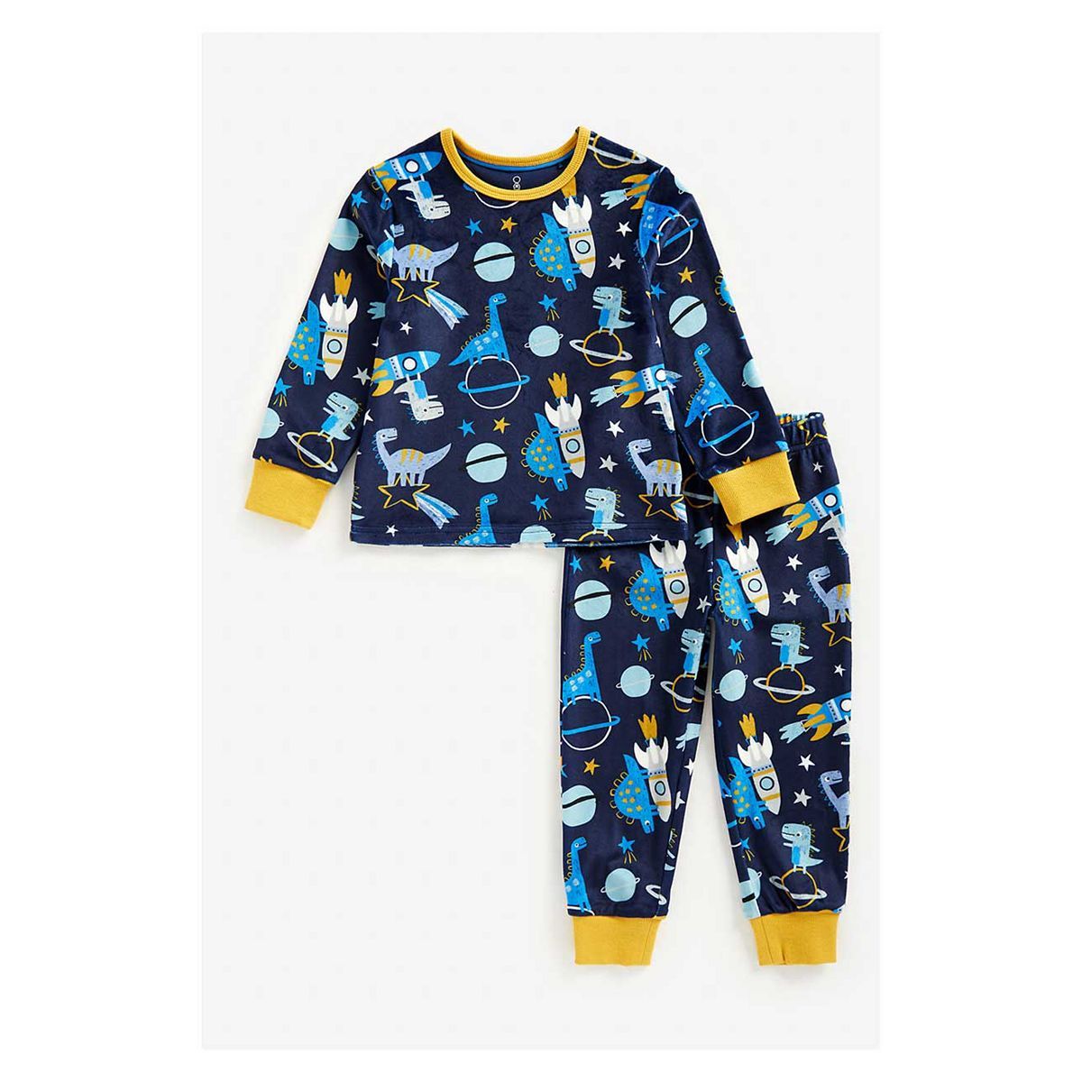 Mothercare Velour Dinosaur Pyjamas