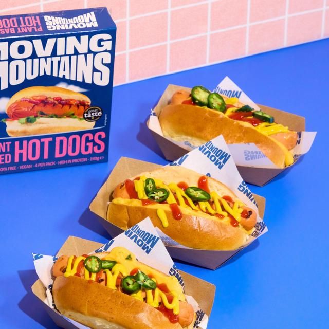 Moving Mountains Plant-Based Hot Dogs   4 x 60g