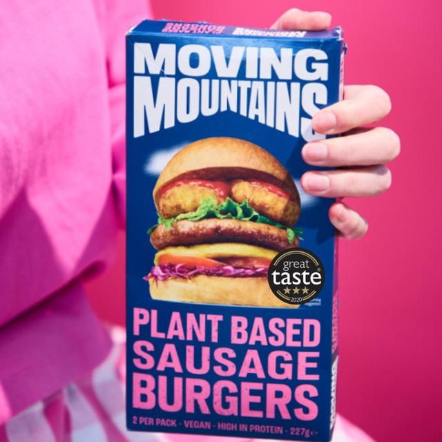Moving Mountains Plant-Based Sausage Burger    2 x 113g