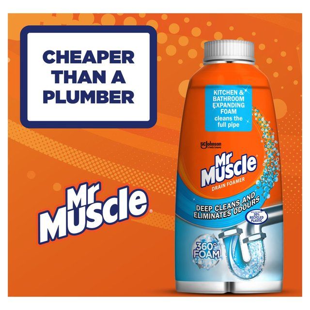 Mr Muscle Drain Foamer Odour Eliminator   500ml