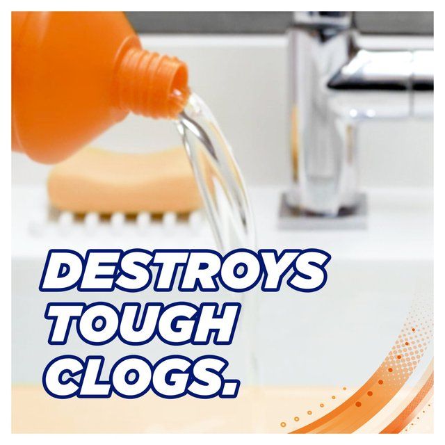 Mr Muscle Power Gel Drain & Sink Unblocker Twin Pack 2 x 1L