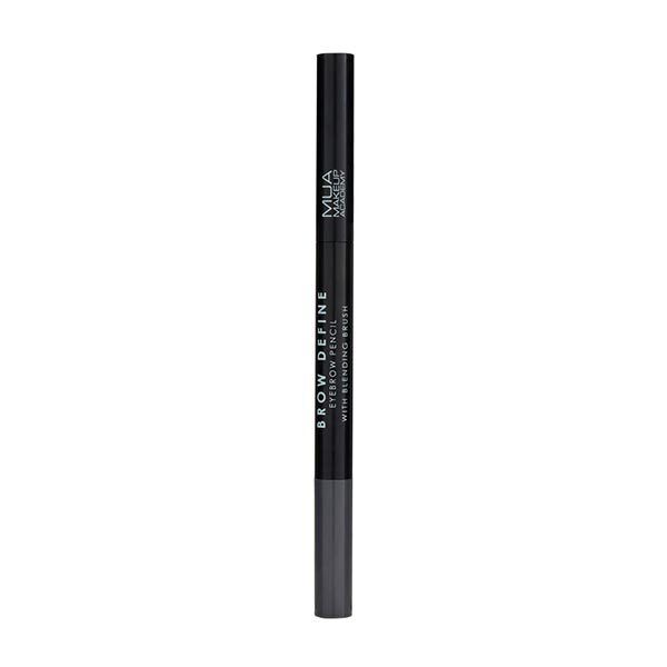 MUA Brow Define Brow Pencil W/Blending Brush Black 001 Grey 002