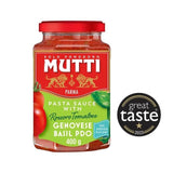 Mutti Tomato & Basil Pasta Sauce   400g