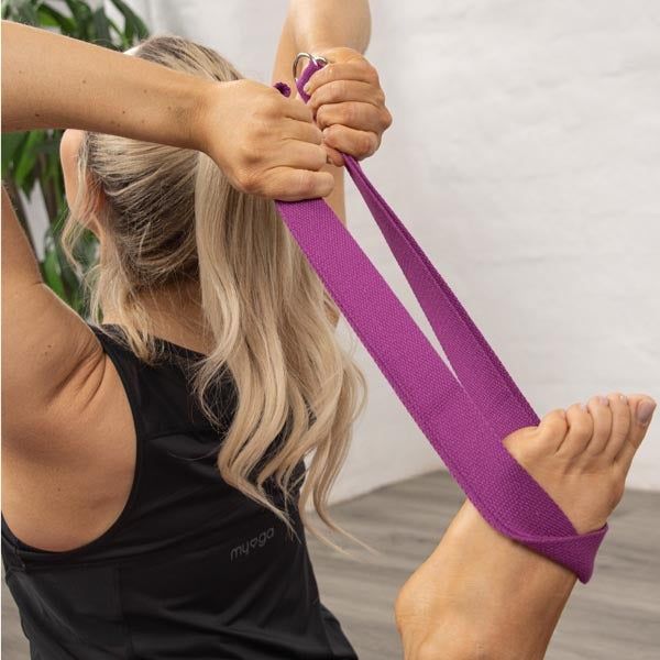 Myga 2 In 1 Yoga Belt & Sling - Plum