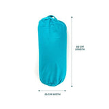 Myga Buckwheat Support Bolster Pillow - Turquoise