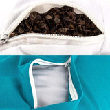 Myga Buckwheat Support Bolster Pillow - Turquoise