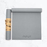 Myga Entry Level Yoga Mat - Green Grey