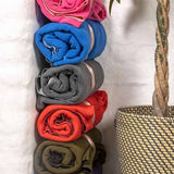 Myga Fleece Yoga Blanket - Grey