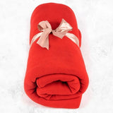 Myga Fleece Yoga Blanket - Grey Red