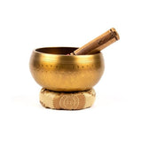 Myga Hammered Brass Singing Bowls - Small (12cm)