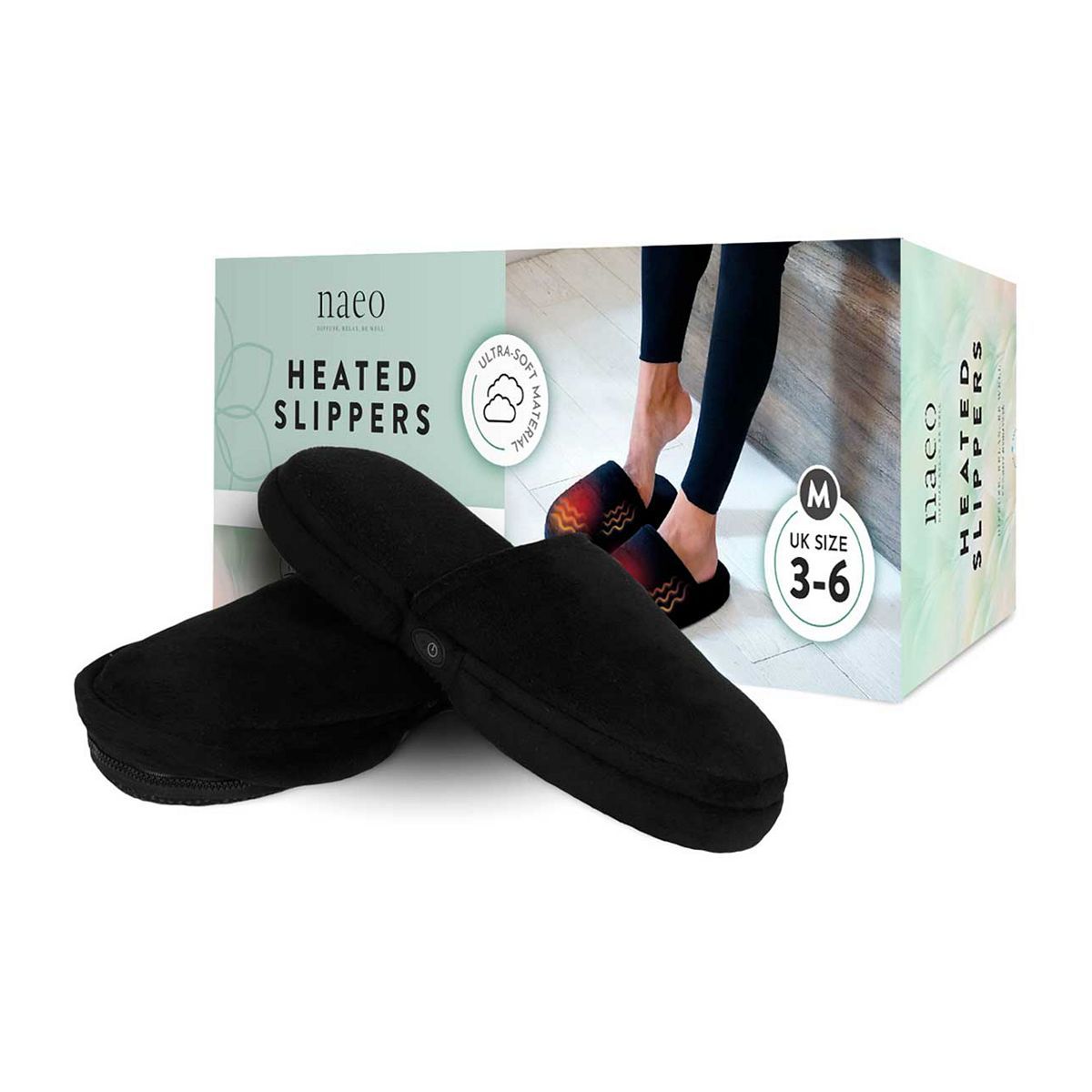 Naeo Heated Slippers (S/M)