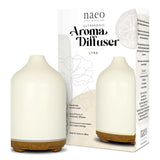 Naeo Lyra Ceramic Diffuser with Wood Grain Base