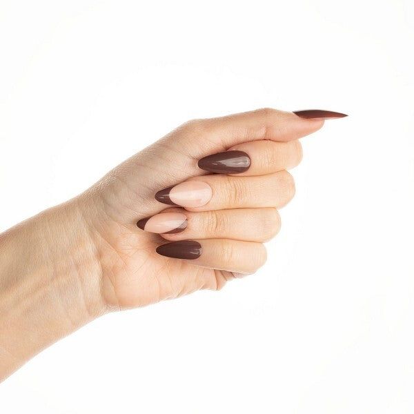 Nail HQ Chocolate Envy Almond Nails
