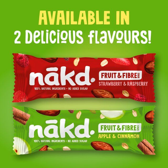 nakd. Fruit & Fibre Apple & Cinnamon Multipack   3 x 44g