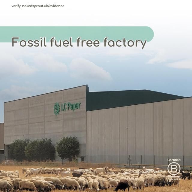 Naked Sprout Extra Long Unbleached Bamboo Toilet Roll 24 per pack