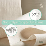 Naked Sprout Unbleached Bamboo Kitchen Roll 6 per pack