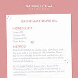 Naturally Tiwa Skincare IYA Intimate Shave Oil 30ml