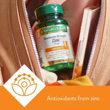 Nature's Bounty Max Strength Zinc 25 mg tabs - Pk of 100