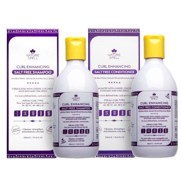 Nature Spell's Curl Enhancing Shampoo & Conditioner Duo