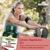 Natures Aid Calcium Magnesium & Zinc Supplement Tablets 90 per pack