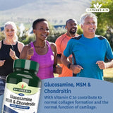 Natures Aid Glucosamine MSM & Chondroitin 90 per pack