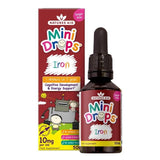 Natures Aid Infant's & Kid's Iron Mini Drops 10mg 3mnths - 5yrs    50ml