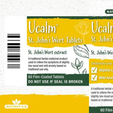 Natures Aid Ucalm 300mg T St John's Wort Extract Tablets 60 per pack