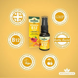 Natures Aid Vitamin B12 1000iu Oral Spray (Cherry Flavour) 30ml