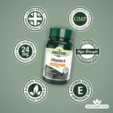 Natures Aid Vitamin E Supplement Soft Gels 400iu 60 per pack