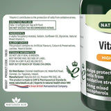 Natures Aid Vitamin E Supplement Soft Gels 400iu 60 per pack