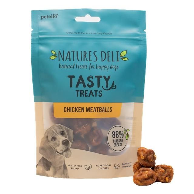 Natures Deli Chicken and Rice Meatball Dog Treats 100g