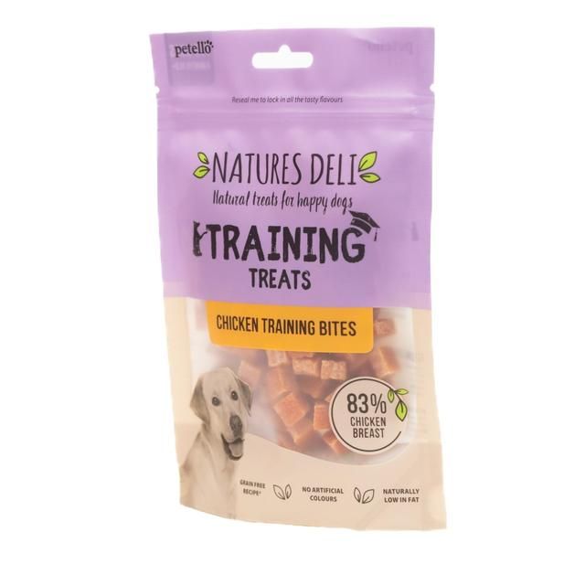 Natures Deli Chicken Training Bites Dog Treats 100g