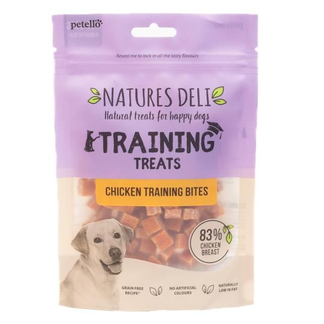 Natures Deli Chicken Training Bites Dog Treats 100g