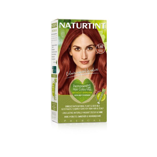 Naturtint Permanent Hair Colour Gel 5C Light Copper Chestnut Arizona Copper 7.46