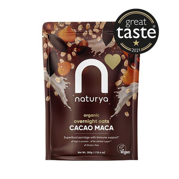Naturya Cacao Maca Organic Overnight Breakfast Oats 300g