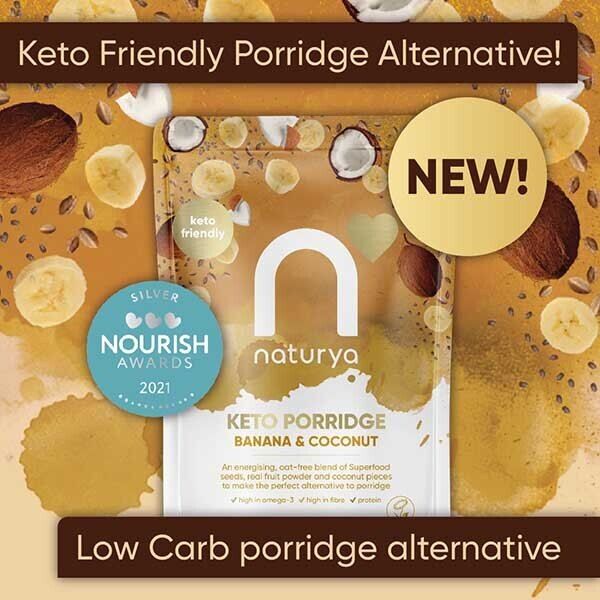 Naturya Keto Porridge Banana & Coconut 300g