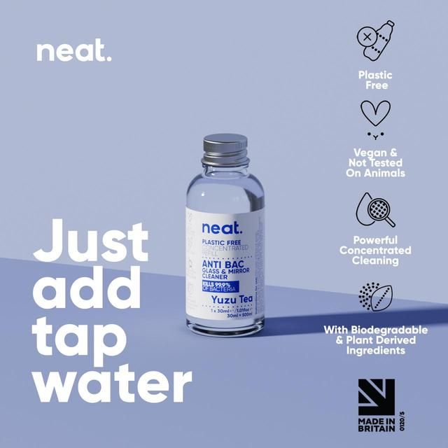 Neat Anti-Bac Glass Cleaner Refill Concentrate Yuzu Tea 30ml
