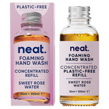 Neat Foaming Hand Wash Concentrated Refill Sweet Rose Water 30ml