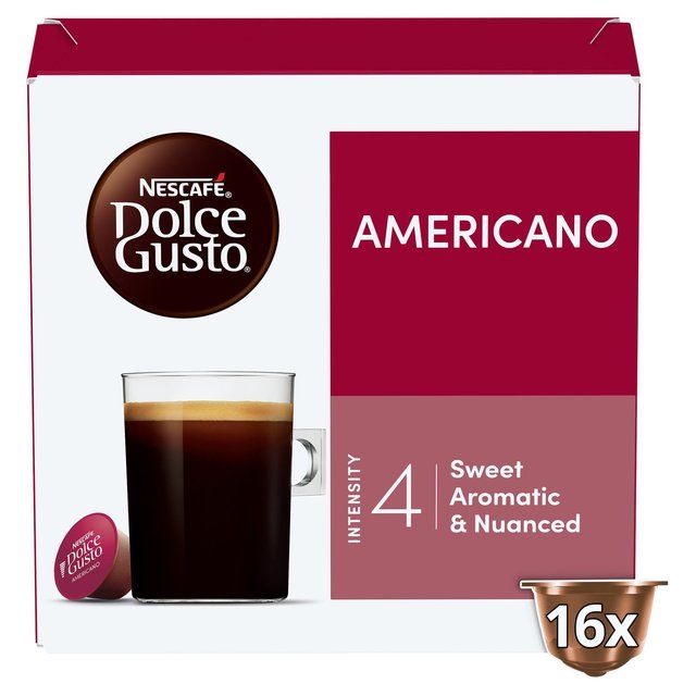 Nescafe Dolce Gusto Caffe Americano Pods 16 per pack