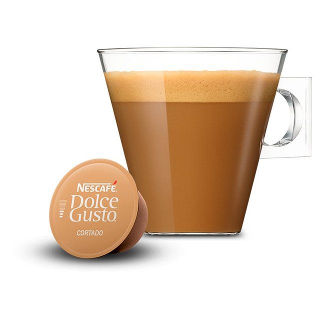 Nescafe Dolce Gusto Cortado Espresso Macchiato Pods 16 per pack