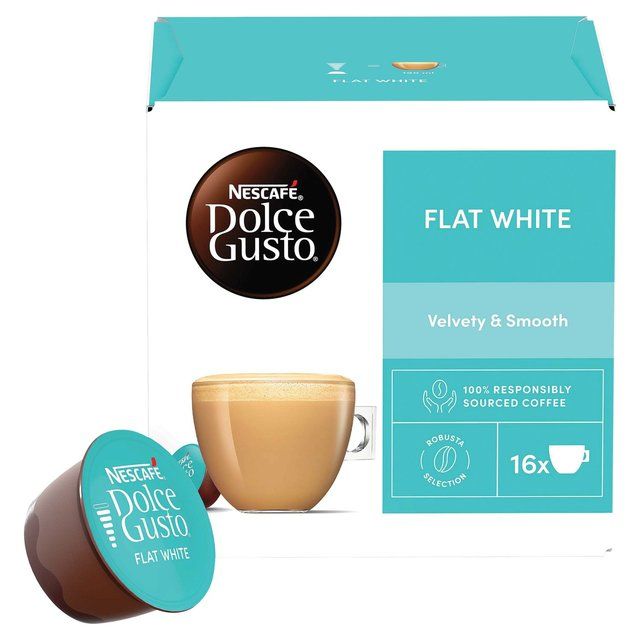 Nescafe Dolce Gusto Flat White Coffee Pods 16 per pack