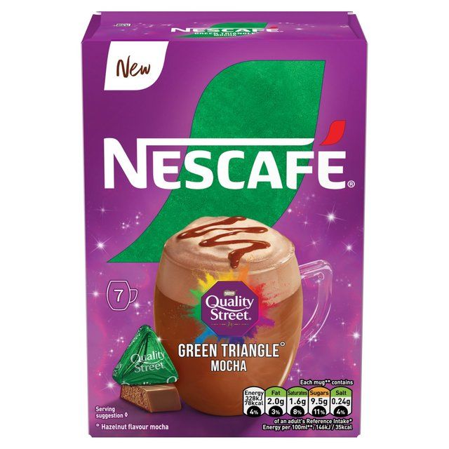 Nescafe Green Triangle Quality Street Mocha 7 x 19g