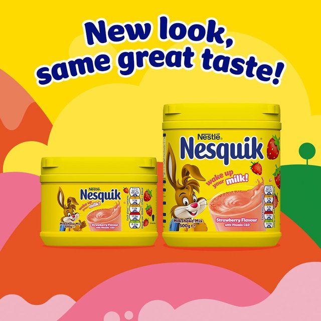 Nesquik Strawberry Milkshake Tub 500g