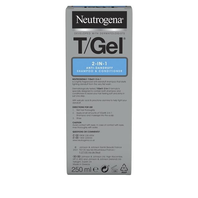 Neutrogena T-Gel 2in1 Shampoo & Conditioner 250ml