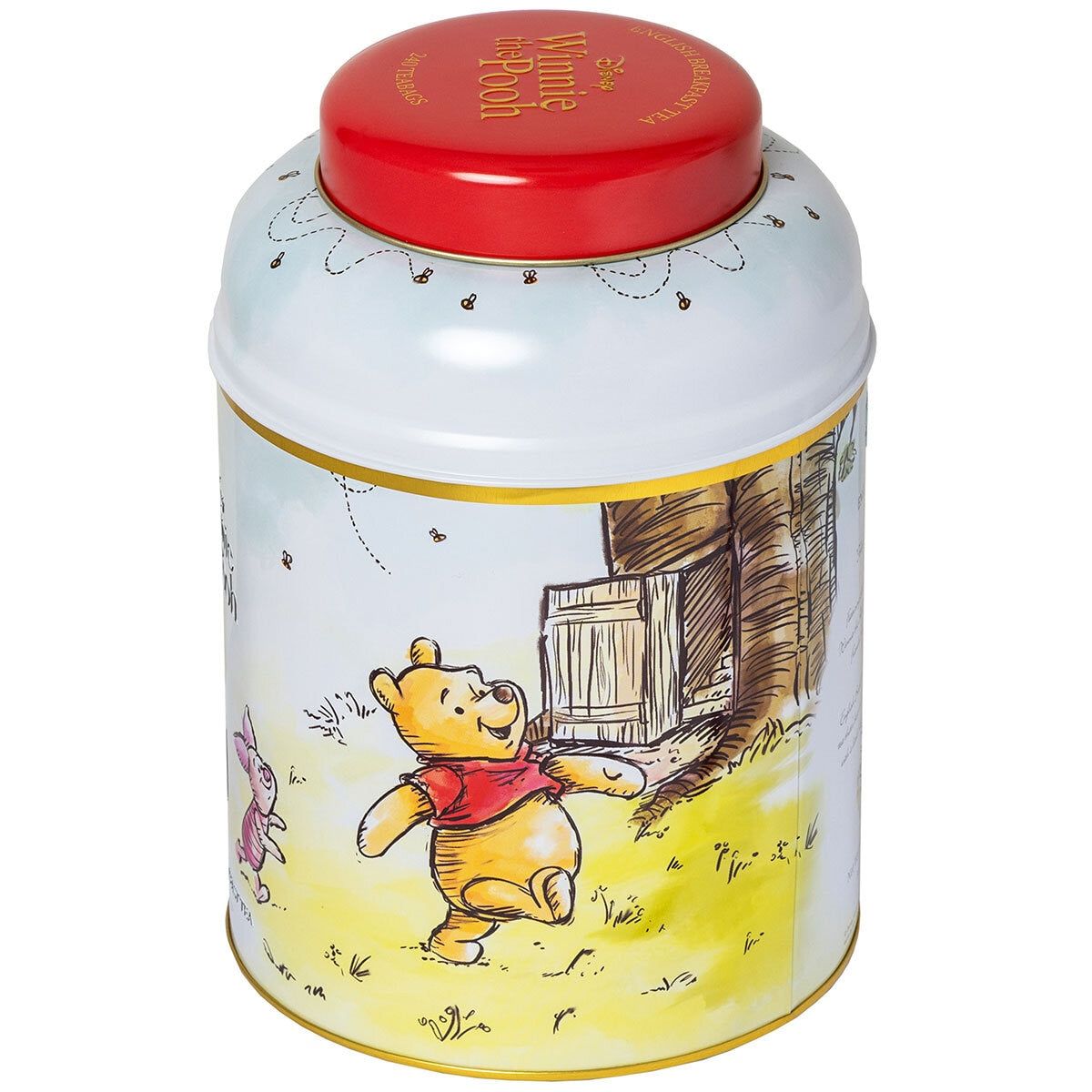 New English Teas Winnie The Pooh English Breakfast Tea Caddy, 240 Pack