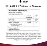 New Leaf Apple Cider Vinegar Gummies + Mother Folic Acid B12