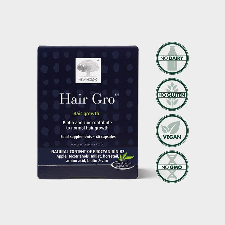 New Nordic Hair Gro 60 Tablets