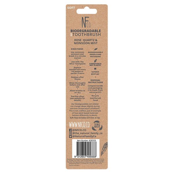 NFco Biodegradable Toothbrush - Rivermint & Monsoon Mist