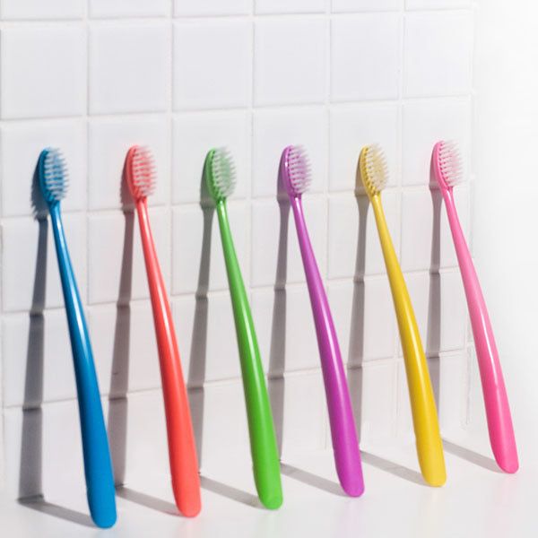 NFco Biodegradable Toothbrush Single Neon (Assorted Colours)